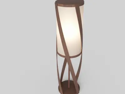 Twist Floor Lamp 3D model