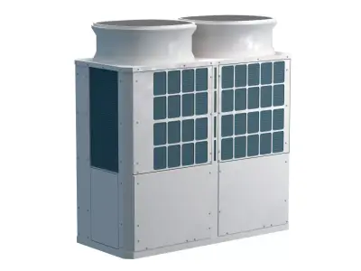 VRF Heat Recovery High Efficiency Heat Pump Low-poly 3D model