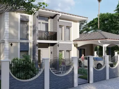 House 01 Exterior  3D model