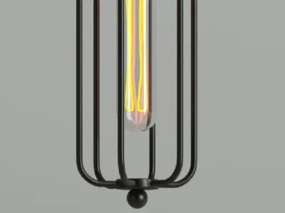 Hanging  lamp LOFT HOUSE P-126 3D model