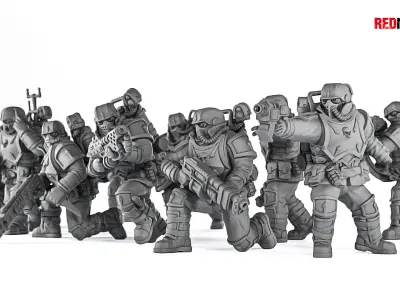 Special Forces - Elite squad of the Imperial Force 3D print model