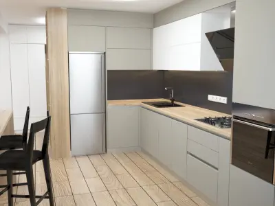 KITCHEN and CLOSET 3D model