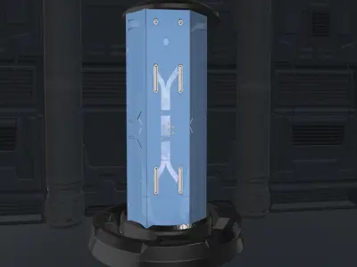 Sci-Fi Cryo Chamber 3D model