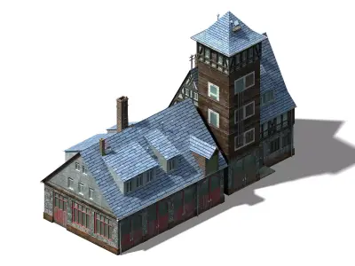 Heterogeneous - Architecture - Building 02 3D model