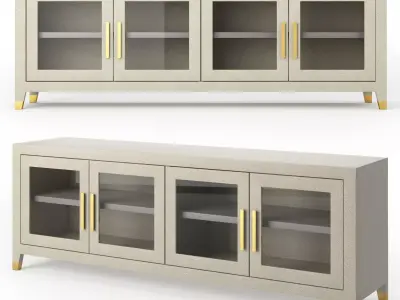 Restoration Hardware Media Console 3D model