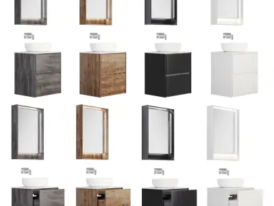 Furniture set Mokka 60 3D model