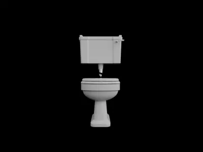 Bathroom Toilet 3D model