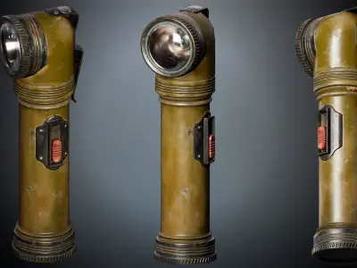 Military Set Low-poly 3D model