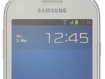 Samsung Galaxy fresh s7390 White 3D model