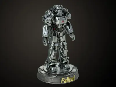 Fallout T60 Brotherhood of Steel Custom 3D print model