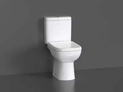 WC44 Toilet 3D model