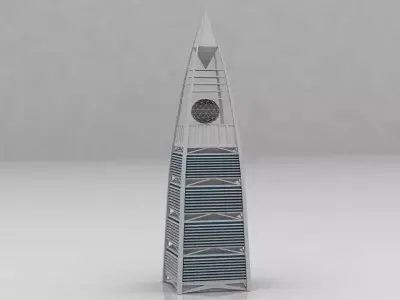 Al Faisaliyah Tower Riyadh Saudi Arabia 3D model