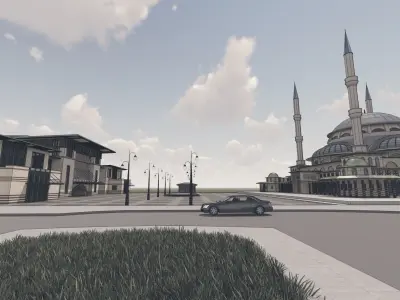 TCCB Millet Camii 3D model