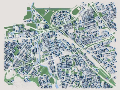 Seinajoki City Finland 3D model