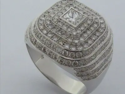 8 Floors Ring 3D print model