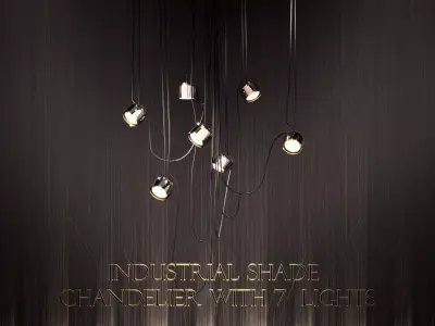 industrial shade lights 3D model