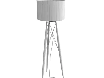 Lamp01 floor lamp with shade Low-poly 3D model
