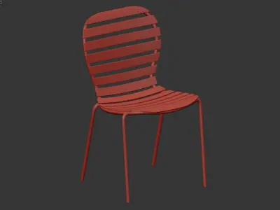 GARDEN CHAIR VONDEL CLAY 3D model