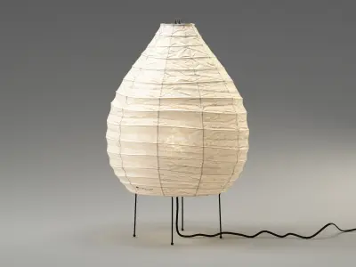Akari 22N Lamp by Isamu Noguchi 3D model