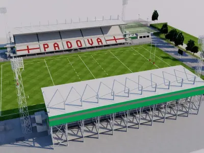 Stadio Plebiscito - Padova - Italy 3D model