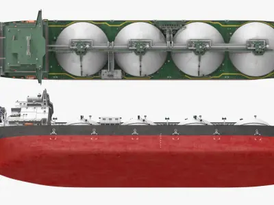  Gas Carrier Ship 