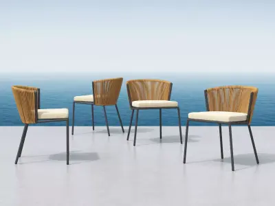 Lapel Chair 3D model