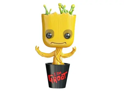 Dancing Groot 3D model
