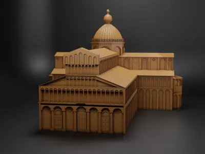 Cattedrale di Pisa  3D print model