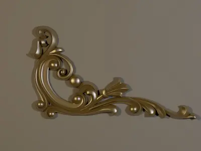 dekor ornament 3D model 41