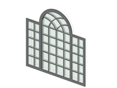 Archtop Window 3D model