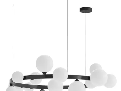 Ring Chandeliers 3D model