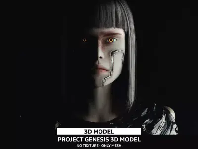Project Genesis 3D Character - SFDEMIR 3D model