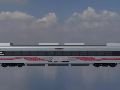 K1 Executive Class Stainless Steel New Gen Argo Dwipangga 2023 3D model