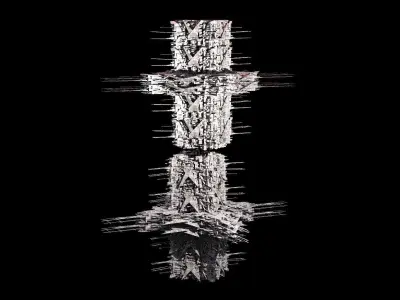 Mega Sci-Fi city Space station Kit bash 6 3D model