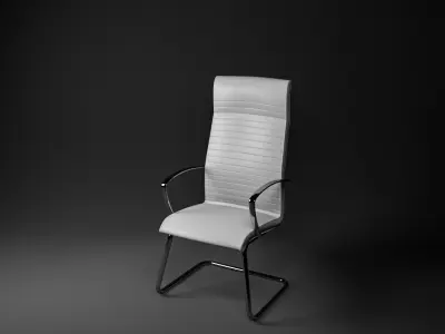 Office Chair modern Low-poly 3D model