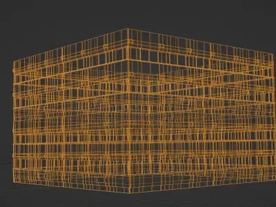 Building 5 Low-poly 3D model purchase