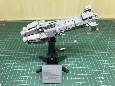 Expanse UNN Truman Class Dreadnought 3D print model
