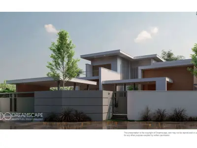 modern house 3D model 33