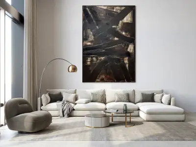 interior living room scene 34 3D model