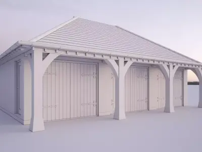 British House Bosc Garage GT 3B 3D model