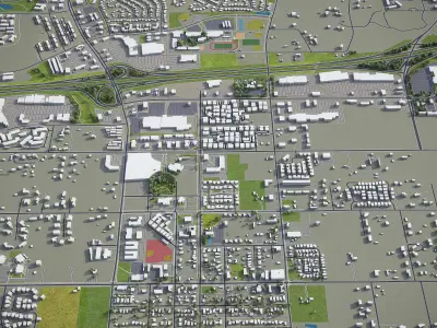 Murrieta  Low-poly 3D model