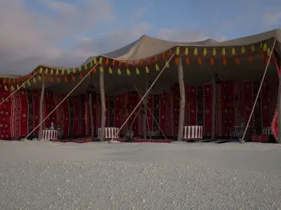 Bedouin Tent 3D model