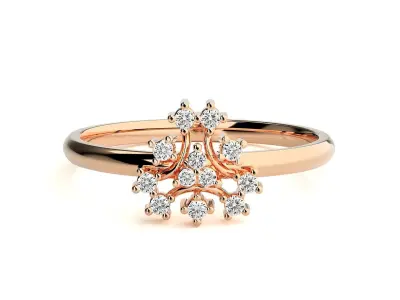 Women ring 3D print model 157