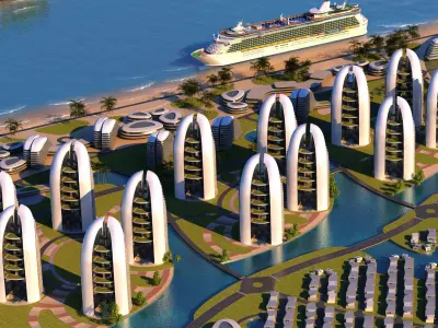 future architecture 3D model purchase