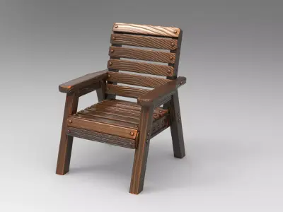 Garden chair Free 3D print model