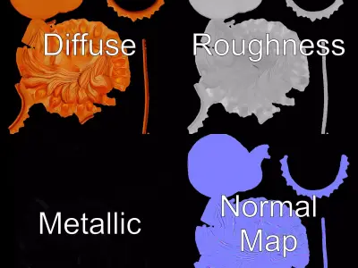 Radiant Sun Goddess model pack Low-poly 3D model