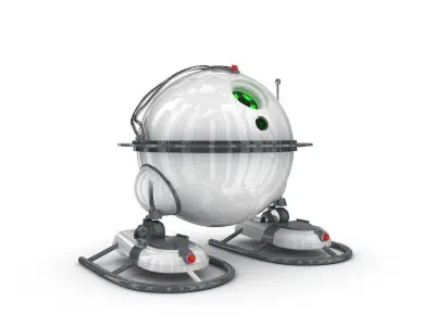 Funny Robot Character 3D model purchase