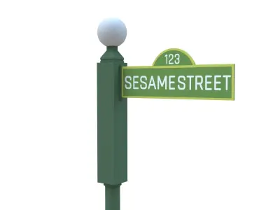 Street Sign 21 3D model