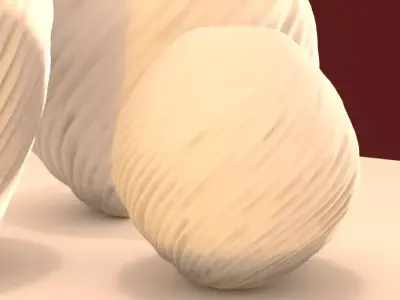 triptych vases 3D model