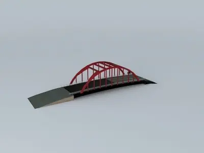 East Town screen sea bridge Free 3D model